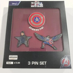Disney  Marvel Studios The Falcon and the Winter Soldier 3 pin set